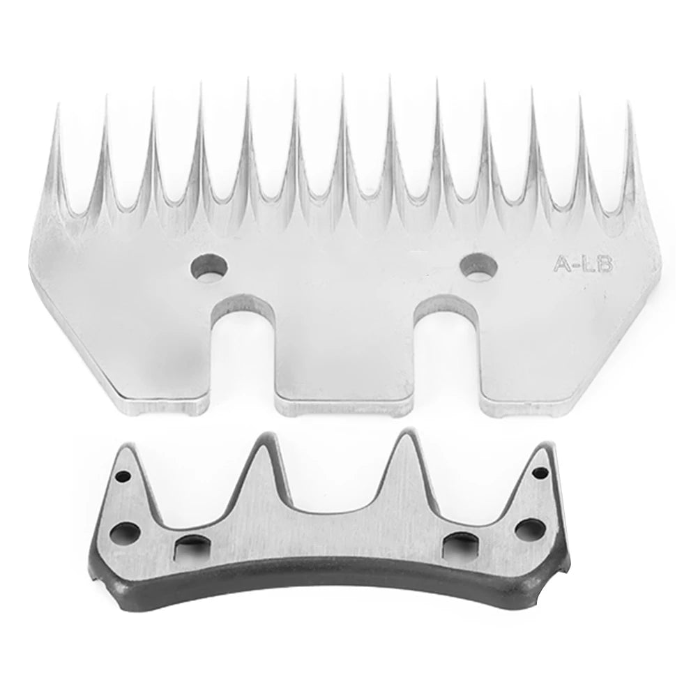 9/13-tooth Stainless Steel Sheep Clippers Blade High Hardness Cutting Shearing Cutter Replacement Cutting Blade Sheep Shear Part