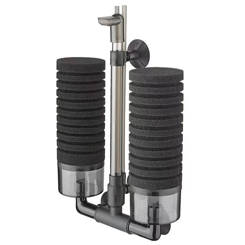 Black Aquarium Filter for Aquarium Fish Tank Air Pump Skimmer Biochemical Sponge Filter Aquarium Bio Filters Filtro Aquario