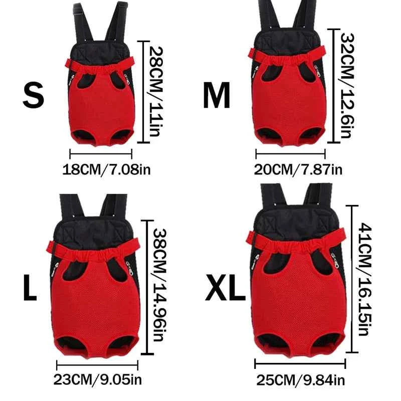 Adjustable Cat Carrier Bag Pet Double Shoulder Backpack Portable Bag Outdoor Travel Camping Hiking Cat Bag Dog Bag