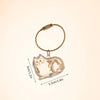 Cat Hair Memorial Storage Keychain Cat Fur Container Pets Cat Fur Collector Capsule Keyring Kitty Hair Hanging Pendants