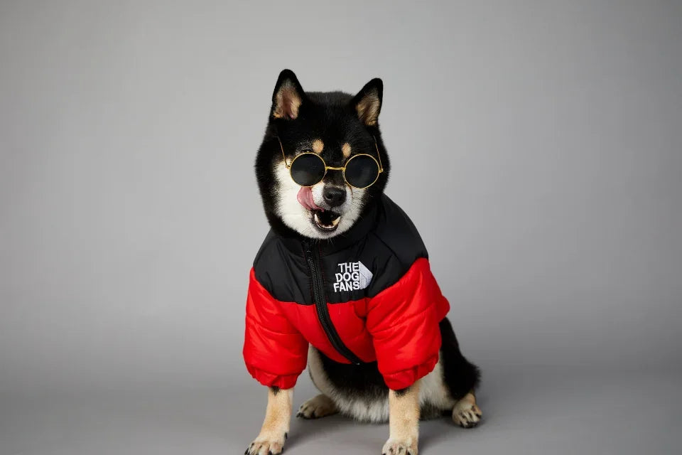 Puppy Coat Dog Down Jacket The Dog Fans Winter Pet Clothes for Small Medium Dogs Warm Thick Dog Vest French Bulldog Dropshipping