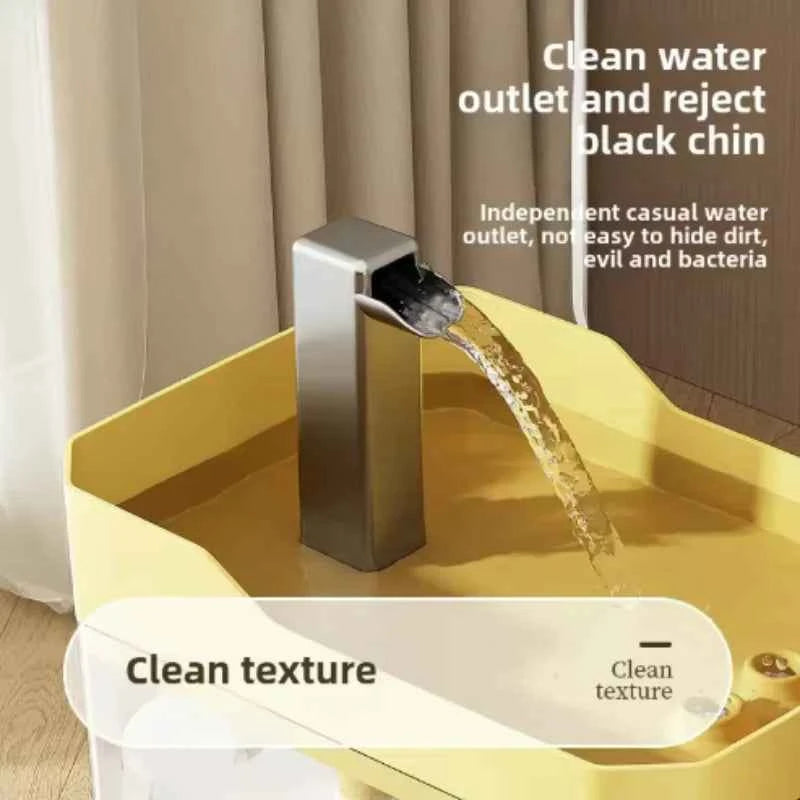 USB Cat Water Fountain with Auto Filter Transparent Anti-Dry Burning Recirculating Dispenser Includes Pump for Cats