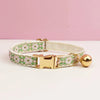 Adjustable Comfortable Cat Collar with Bell Personalized Pet Collar for Cats And Small Dogs metal hardware set cat collar