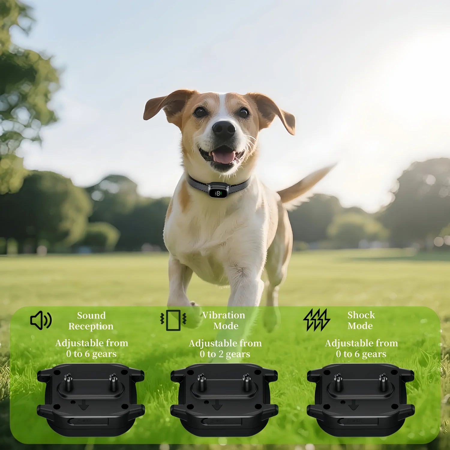 YHLC Automatic Anti Barking Dog Collar, Rechargeable Bark Stopper, Stop Barkin, Electric Training Collar for Dog
