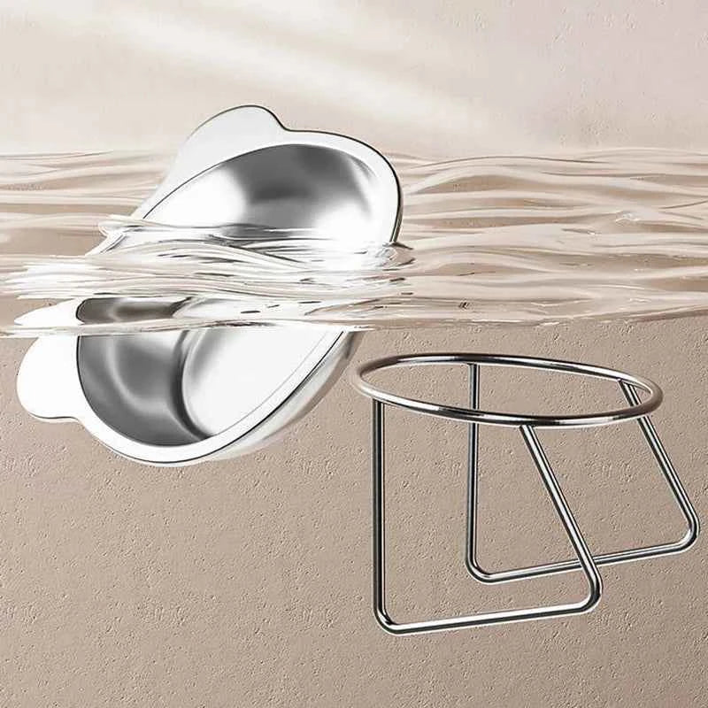 Tilted Cat Bowl Stainless Steel Cat Food Bowls with Metal Stand Food and Water Dish for Cats Kitten Puppies Feeders Cat Supplies
