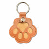 Memorial Leather Pet Hair Storage Bag Cat Paw Keychain Kitten Souvenir Fur Container Pendant Portable Handmade Key Accessories