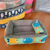 Soft Pet Bed Cat Bed Dog Bed Pet Mattress with Pillow Winter Warm Comfortable Sleeping Mat for Cats Dogs Plush Cat Mat Cat House - Play Paws Toys