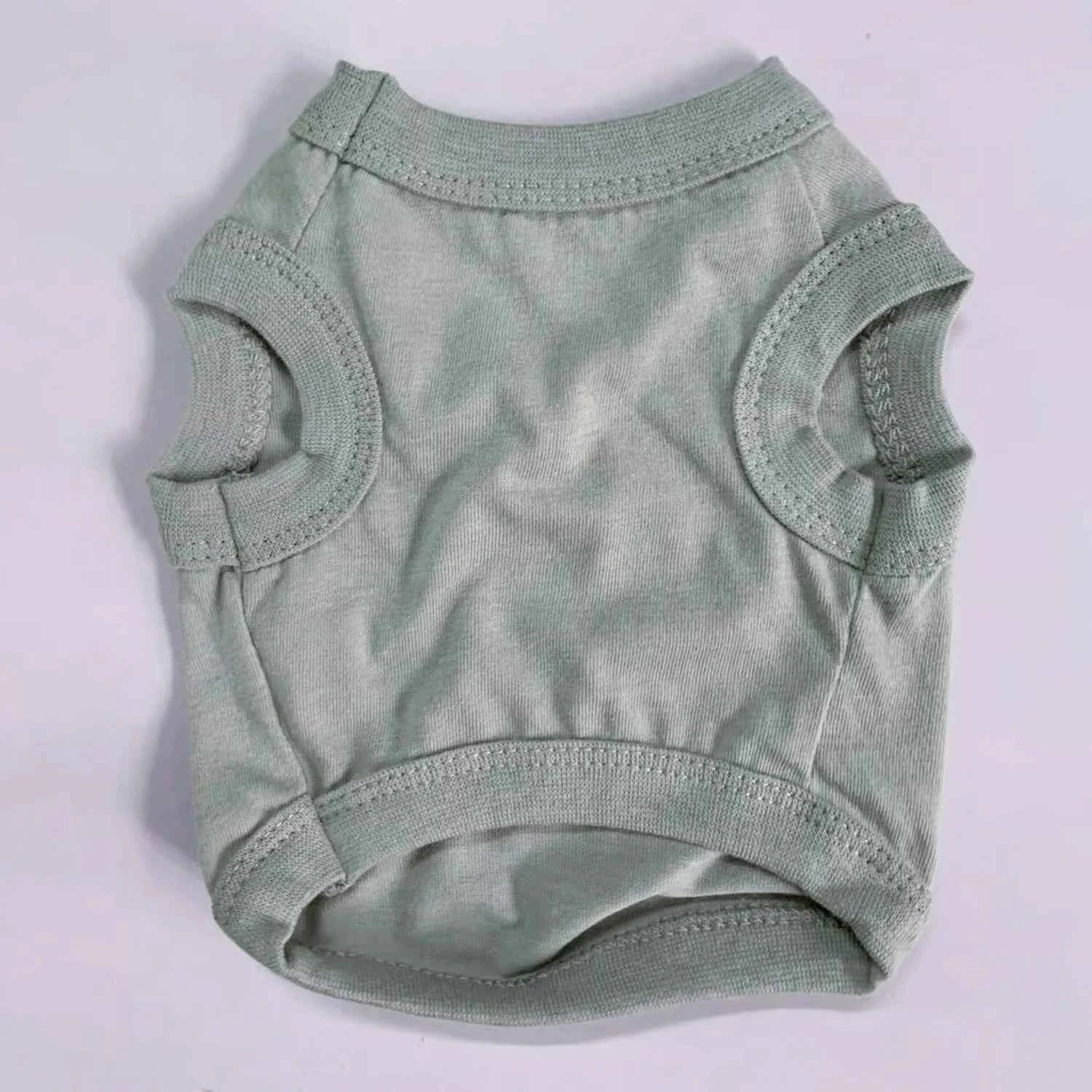 Soft Cotton Blank Dog Shirt, Breathable Spring Summer Pet Apparel, Lightweight Plain Dog T Shirt for Small to Large Dogs