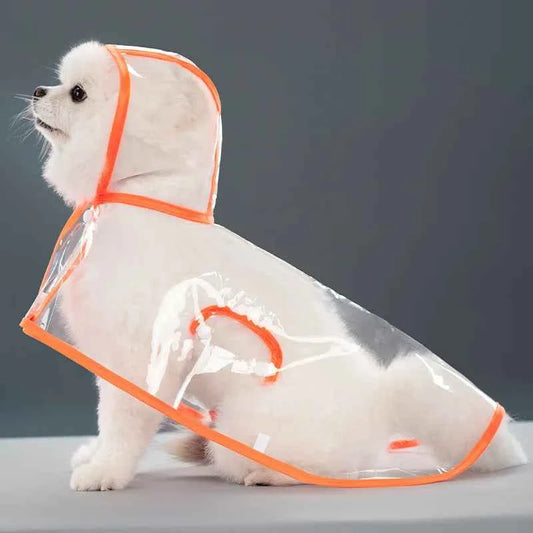 Dog Raincoat All-inclusive Four-legged Waterproof Poncho Teddy Bomei Rainy Day Pet Clothes Small Medium Dog Raincoat