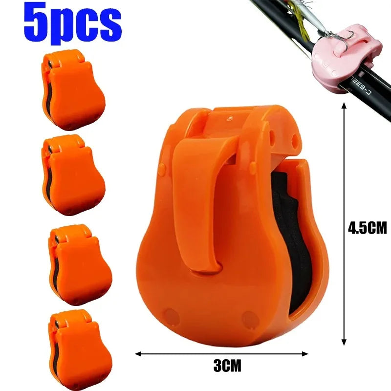 ABS Fishing Rod Holder Universal Multifunction Fixation for Lure Sea Table Rods Transport Storage Anti Slip Protective 4.5x3x3cm
