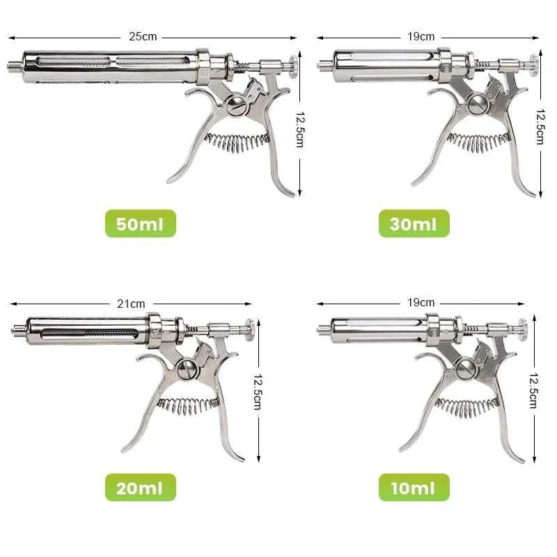 10/20/30/50Ml Automatic Continuous Syringe With Needles Adjustable Vaccine Injection for Livestock Pig Cattle Sheep Chicken