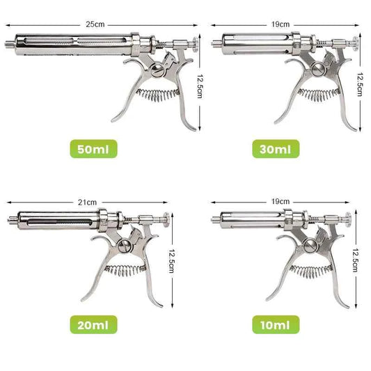 10/20/30/50Ml Automatic Continuous Syringe With Needles Adjustable Vaccine Injection for Livestock Pig Cattle Sheep Chicken