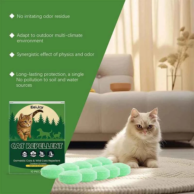 Cat Repellent Outdoor, Dog Repellent, Natural Peppermint Oil Cat&Dog Deterrent Outdoor And Indoor, Keep Cats Out Of Yard Permane