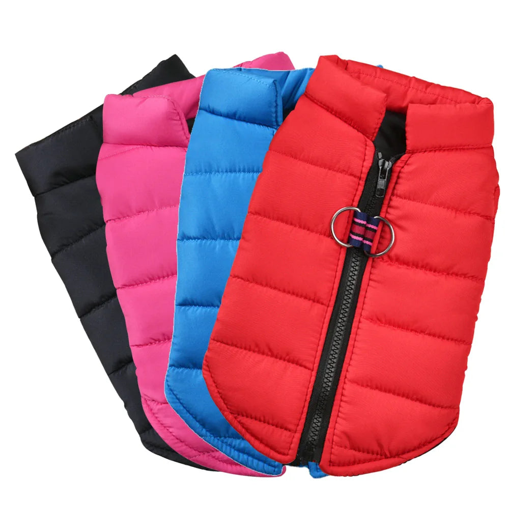 Winter Dog Jacket Vest Warm Pet Clothes Puppy Coat For Small Medium Dogs Cats Outfit Chihuahua French Bulldog Clothing Perro
