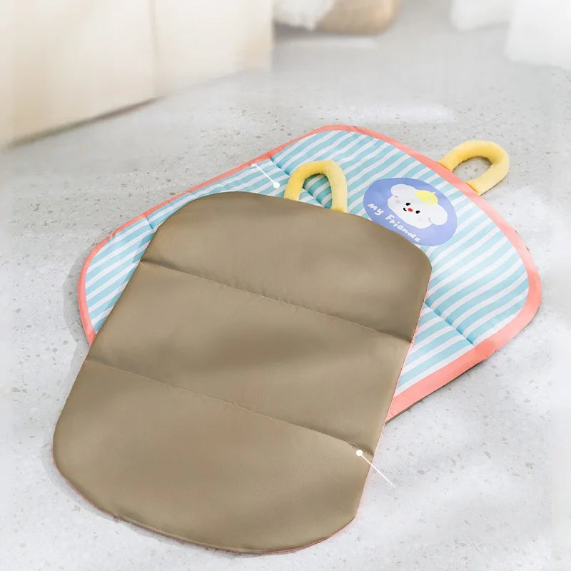 Upgraded  Dog & Cat Winter  Pet Sleep beds chic cat accessories  Anti-Slip Foldable  Multi-Function Outdoor/Indoor Dog cushion