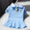 Cute Dog Polo Dresses for Small Dogs Girl, Puppy Skirt with Pleated Hem Sundress Costume Spring Summer Dog Clothes Pet Apparel