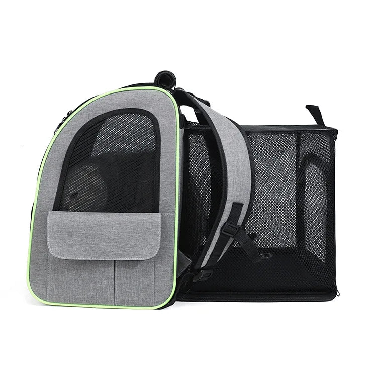 Cat Carrier Backpacks Expandable Cat Backpack with Shade Cover, Breathable Mesh Pet Carrier Backpack Bag for Travel Hiking Campi - Play Paws Toys