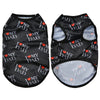 Soft Pet Cat Clothes For Summer Breathable Pets Shirt Vest Lightweight Cute Letter Print Kitty Pullover For Cats Puppy Outfits
