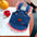 Dog Dress with leash Set Dog Clothes Chic Denim Costume  Cat Dog supplies  Soft Mesh Vest Puppy one piece
