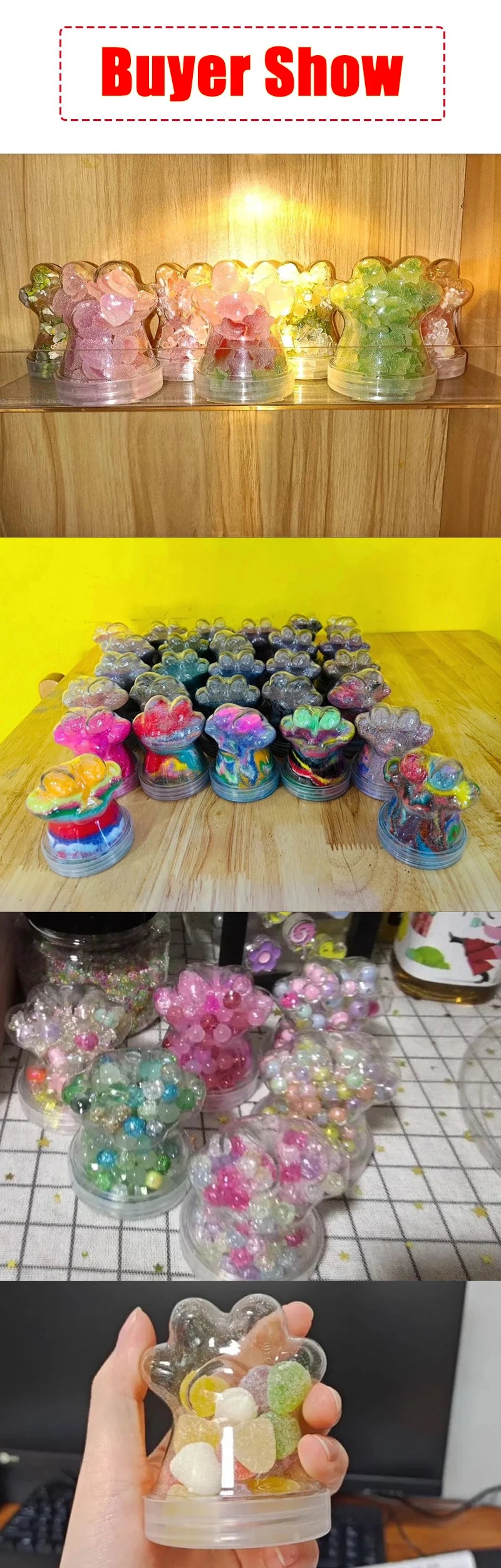 Transparent Pet Fur Keepsake Bottle Pet Cat Hair Storage Jar Kawaii Cat Paw Shape Candy Jars  Multi-purpose Pet Memorial Gift - Play Paws Toys