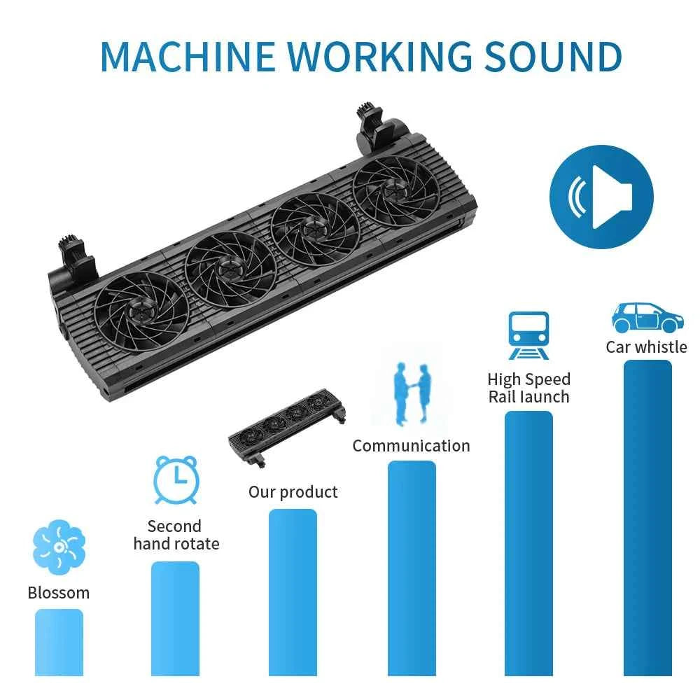 Fish Tank Fan Adjustable 8 Variable Speed Aquarium Cooling Fan Fish Tank Fit For 15mm tank thickness