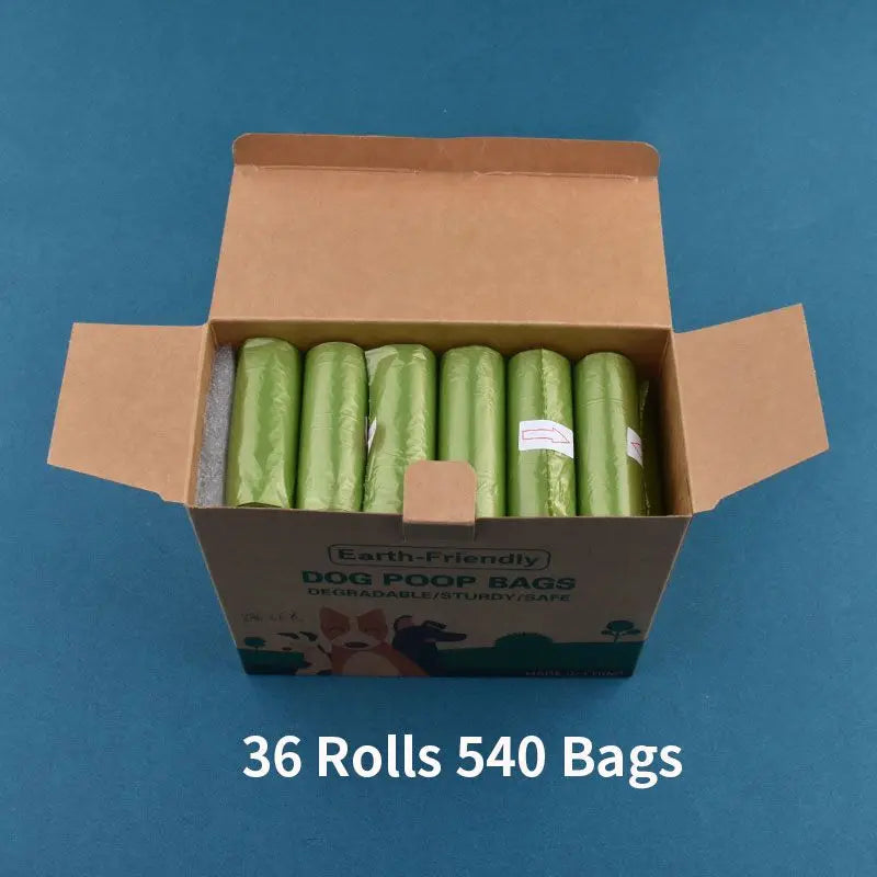 Pet Biodegradable Trash Bag 36-42 Rolls Dog Poop Bags Bulk  cented Poo Bag Degradable Cat Waste Bags Dog Poop Dispenser