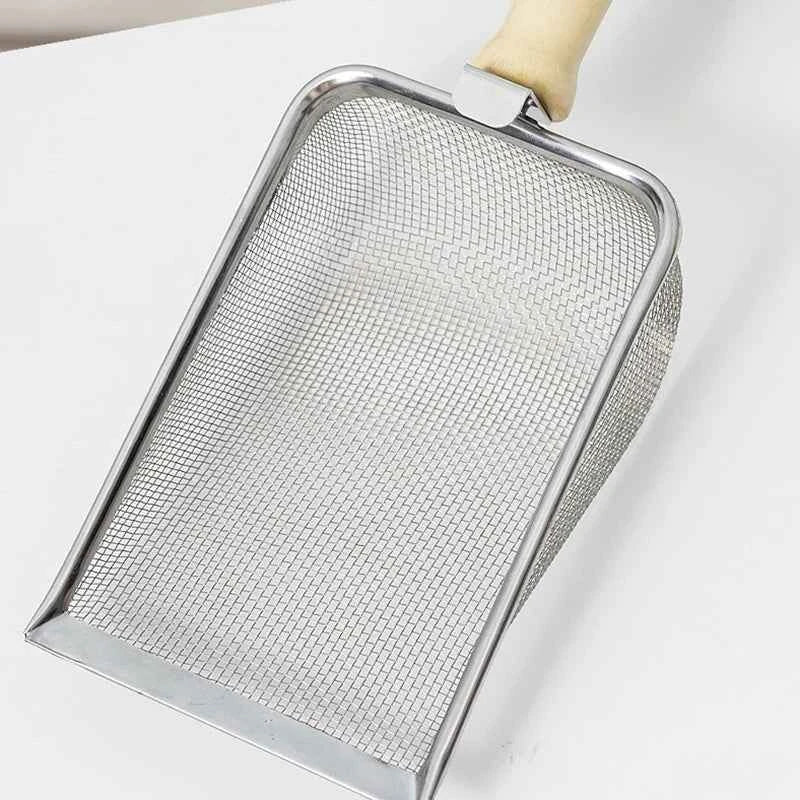 Cat droppings Metal cat litter shovel tool, swollen potato rot sand stainless steel shovel