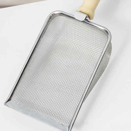 Cat droppings Metal cat litter shovel tool, swollen potato rot sand stainless steel shovel