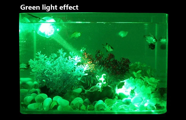 LED Aquarium Spotlight Saving Power But High Brightness Seven Gradient Night Light Various Angles Exposure USB Waterproof Diving