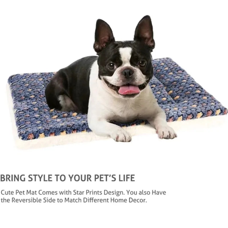 Thickened Comfortable Warm Small Cat Sleeping Cushion Skin-friendly Cute Winter Medium Dog Sofa Mat for Puppy Bed Accessories - Play Paws Toys