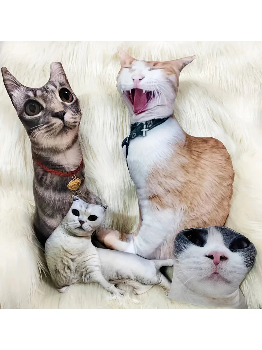 Winter Customized pet photo pillow with no white border, fun and personalized gift, suitable for pet owners, friends and lovers