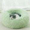 40-100cm Home Round Pet Bed for Large Dog Bed Super Soft Cat Bed Long Plush Dog House for Medium Dog House Winter Warm Sleeping