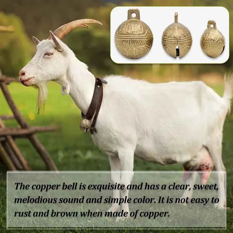 Sheep Pet Dog Copper Bells Animal Identification Feeding Device Farm Livestock Grazing Bells Pet Supplies Position Recognition