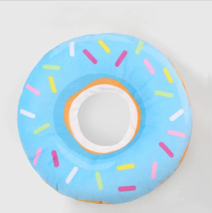 Cat Collar Soft Cute Donut Adjustable After Surgery Recovery Cone Lightweight Elizabethan Collar Prevents Licking Scratching