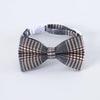 Pet Accessories for Dogs Cats Bowtie British Style Puppy Plaid Tie Breakaway Bowknot Collar for Small Dog Cat Gentleman Costume - Play Paws Toys