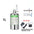 ZRDR Aquarium CO2 Generator Bubble Counter Electromagnetic Valve Steel Cylinder Raw Material Reaction Water Grass CO2 Generator