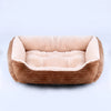 Bed for Dog Cat Pet Square Plush Kennel Medium Small Dog Sofa Bed Cushion Pet Calming Dog Bed House Pet Supplies Winter