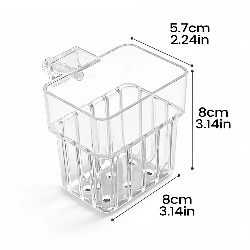 Transparent Hangable Aquarium Plant Holder Pot for Fish Tank Hydroponic System Indoor Workplace Decor Cultivation Decorations