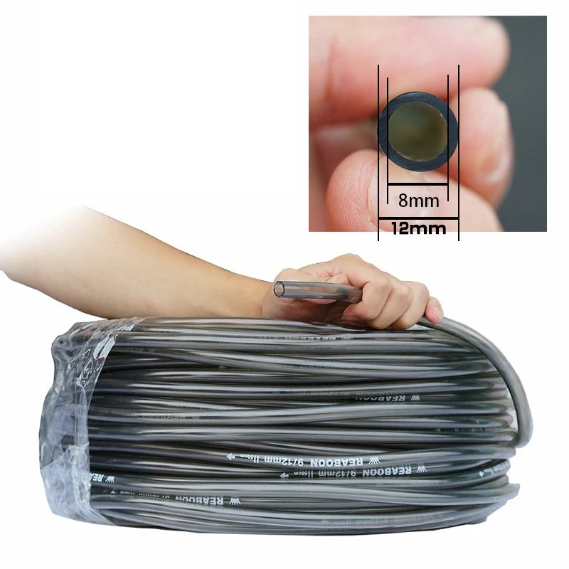 8/12/16mm Aquarium Green Hose for Water Pump Filter Accessories Tube Fish Tank Water Pipe Cleaning Tool Garden Irrigation Hose