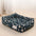 Plaid Printing Soft Removable&Washable Dog Bed Fabric Skin-Friendly Cotton&Linen Breathable Pet Sofa Square Cat Litte Dog Bed