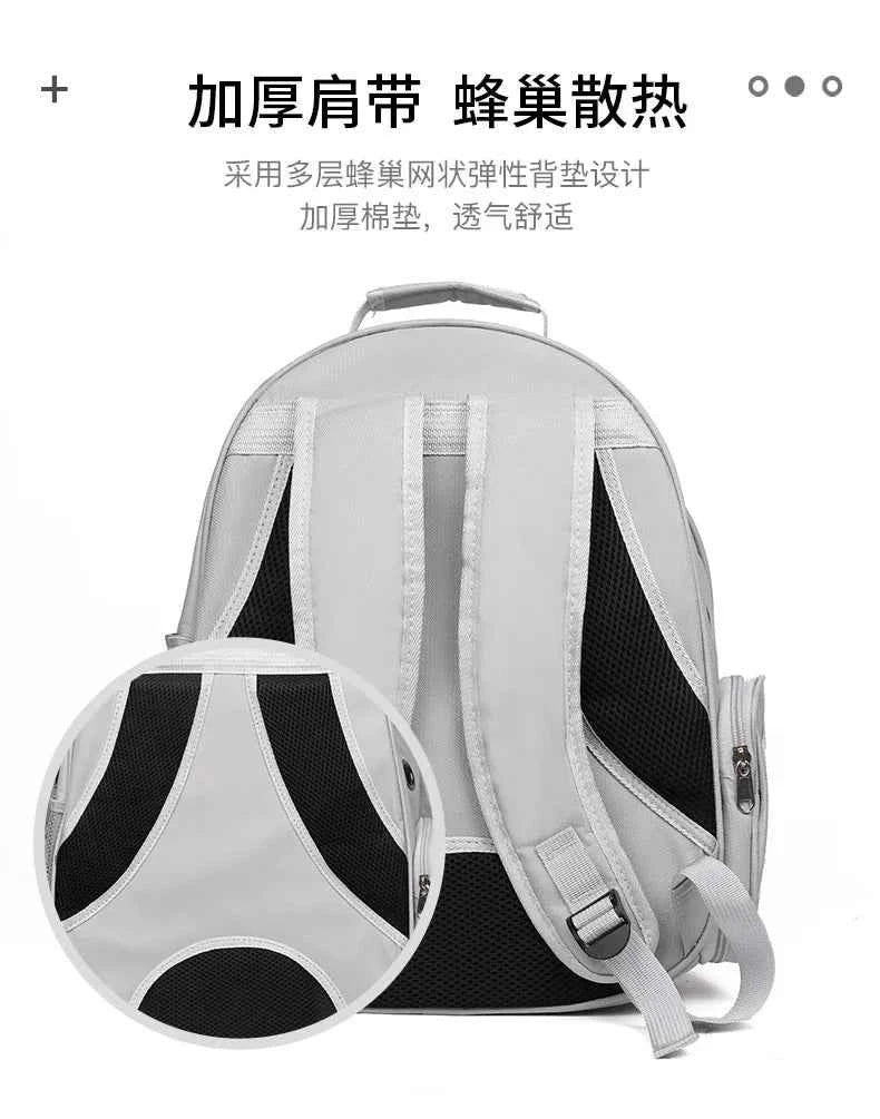 2025 New Space Capsule Transparent Cat Bag Breathable Shoulder Pet Bag Portable Cat Bag Pet Supplies Pet Backpack