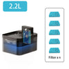 2.2L Wireless Charging Automatic Water Fountain  Intelligent Pet Water Dispenser With Filter Drinking Fountain For Cats Dogs