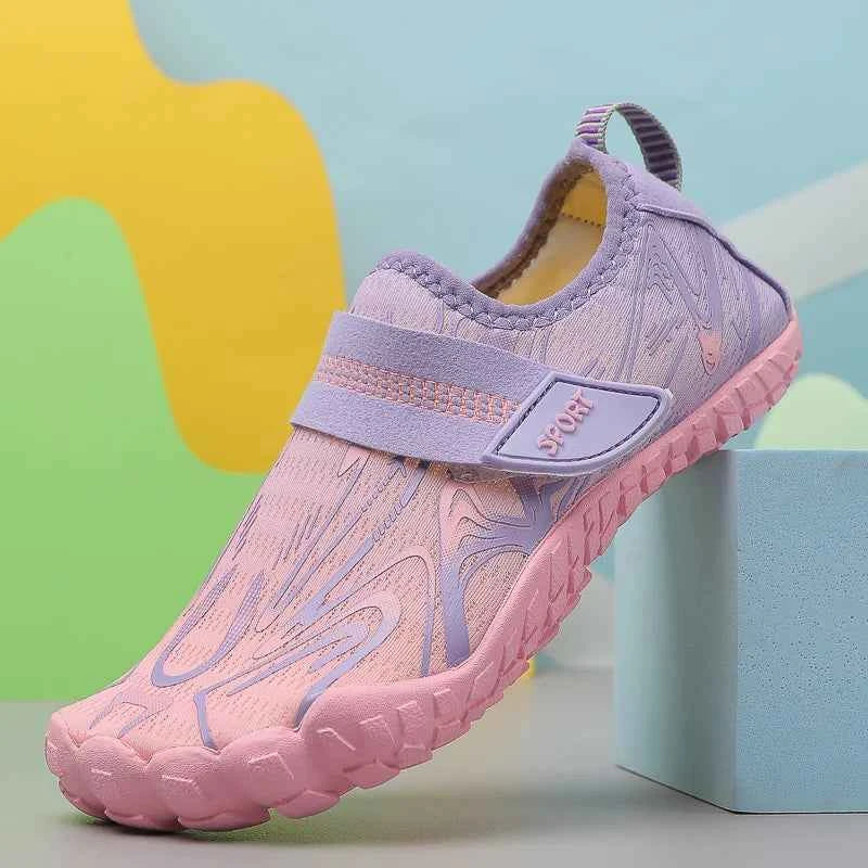 New KID's Summer Wading Shoes Parent-Child Vacation Beach Swimming Shoes Student Quick Drying Beach Game Shoes Aqua Shoes 29-38#