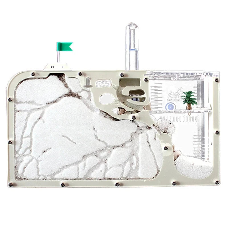 Funny Ant Castle with Sand Ant Nest Home Children Educational Bio Art Ant Farm Underground Ecology Castle Ant Cage Insects Box