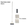 Aquarium Algae Remover Aluminum Alloy Stainless Steel Scraper Blade Fish Tank Glass Water Plant Grass Cleaning Tools Accessories