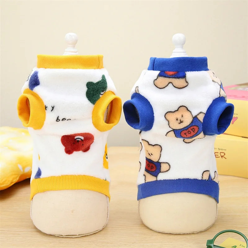 Korean Style Sphynx Cat Sweater with Buckle Winter Warm Pet Clothes for Cats Gotas Garfield Persian Pullovers mascotas Clothing - Play Paws Toys