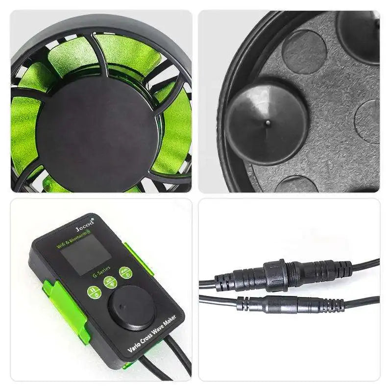 Jecod Jebao GLW-10/15/25/35/50 NEW WIFI Aquarium Wave Maker with LCD Control Wavemaker Pump 110-240V for 60-200CM Reef Tank