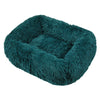 Luxury Dog Bed Square Dog Beds Long Plush Dog Mat Beds for Small Medium Large Dogs Supplies Pet Dog Calming Bed Washable Kennel