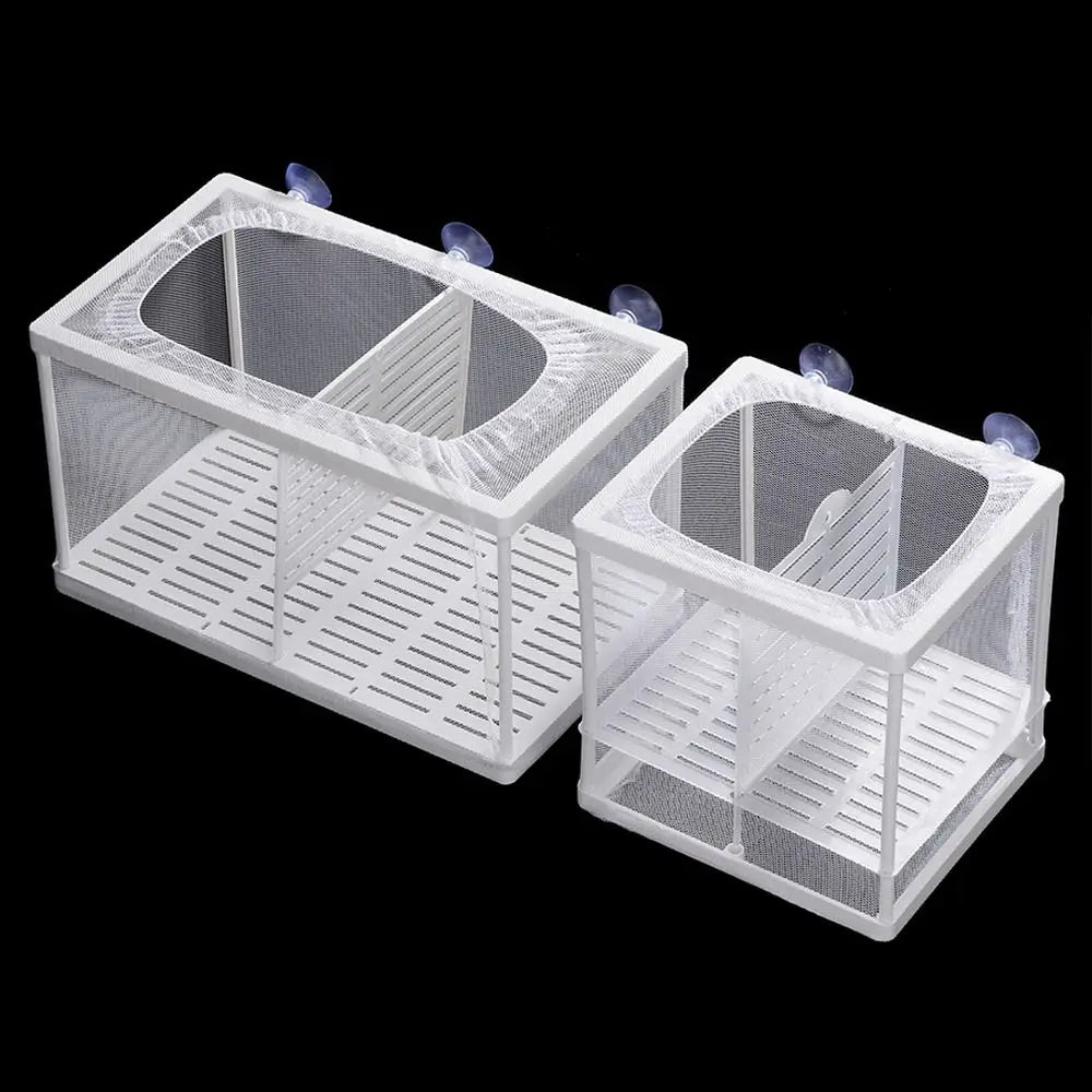 Aquarium Fish Breeding Isolation Mesh Box Net Fish Incubator Breeder Hatchery Fish Tank Isolation Box