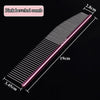 Pet Pink Comb Cat Dog Professional Stainless Steel Grooming Comb Dense Sparse Teeth Dog Cat Cleaning Brush Hair Reemoval Comb